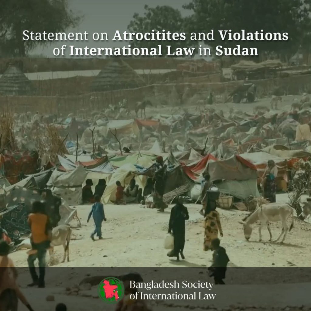 Statement on Atrocities and Violations of International Law in Sudan