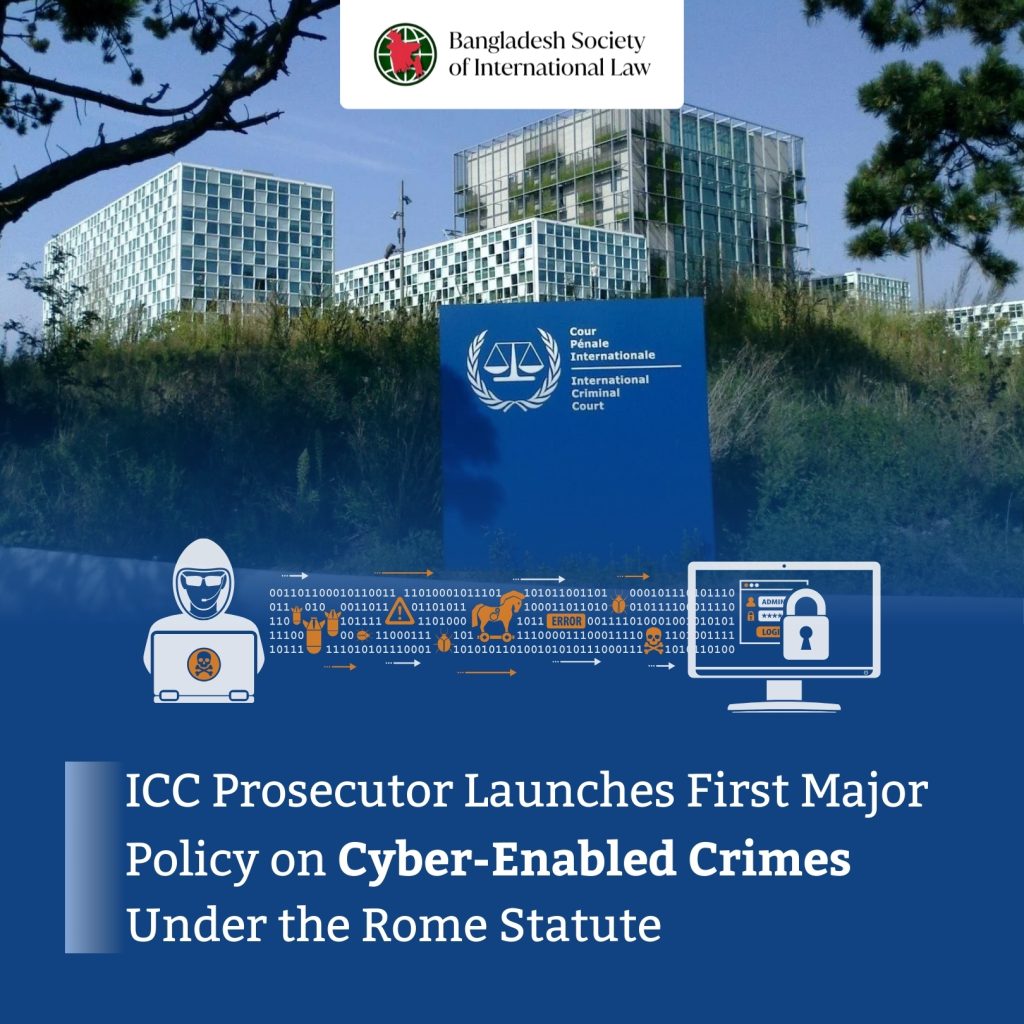 ICC Prosecutor Launches First Major Policy on Cyber-Enabled Crimes Under the Rome Statute